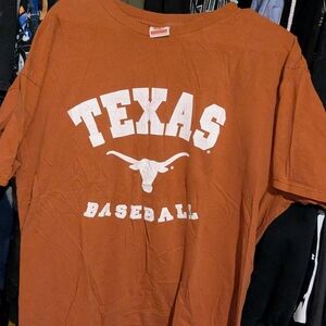 Texas Baseball T-Shirt in Orange
